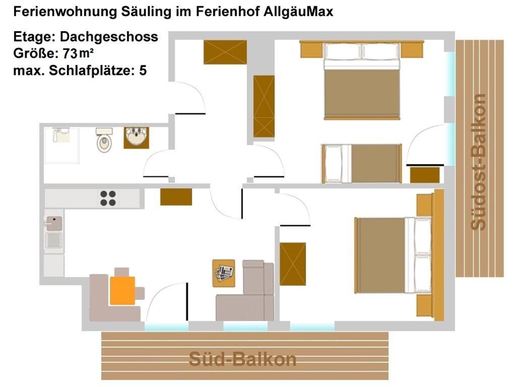 Ferienhof Allgaeumax Füssen 객실 사진